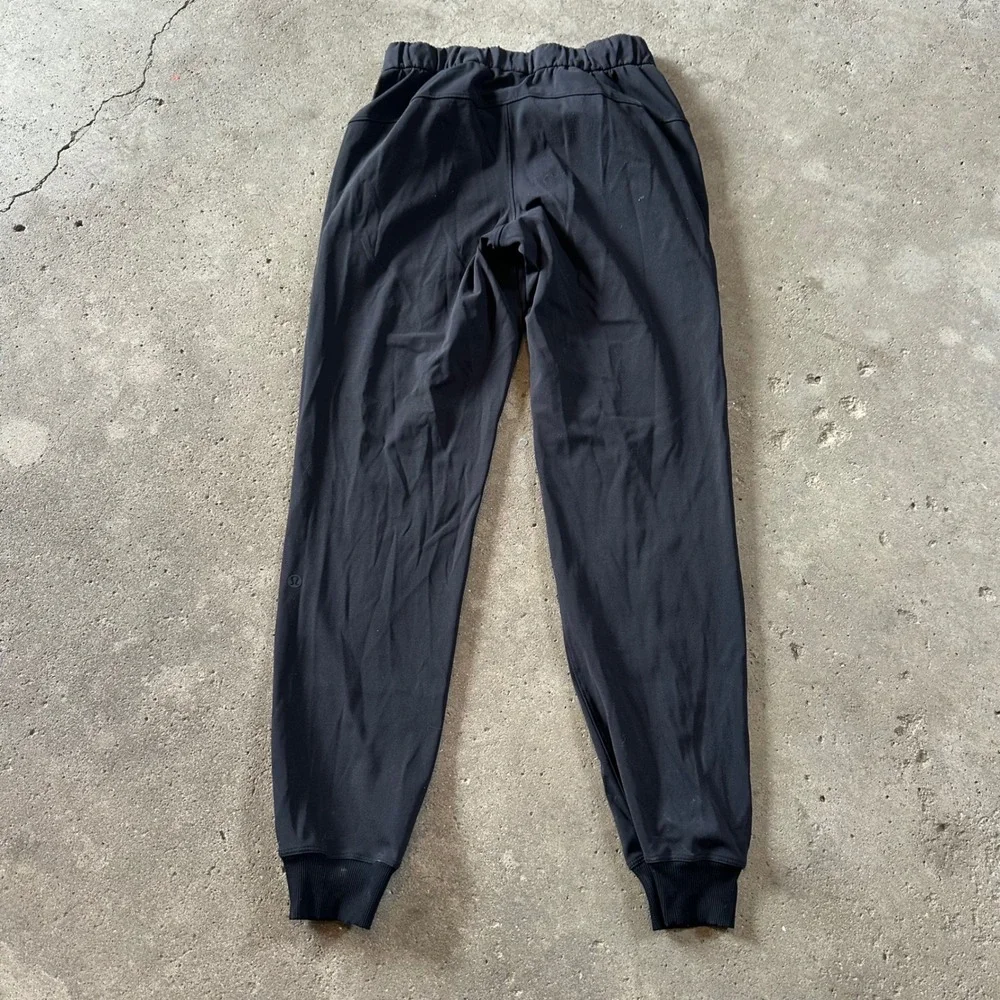 Lululemon‎ On the Fly Jogger Women Size 4 Black Luxtreme 7/8 Athletic Pants - Picture 7 of 8